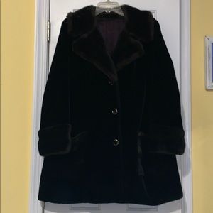 Vintage Borgazia faux fur coat